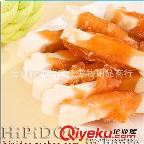 寵物零食 雞肉繞奶酪骨 狗狗零食 泰迪咬膠磨牙棒潔齒骨100g原始圖片2