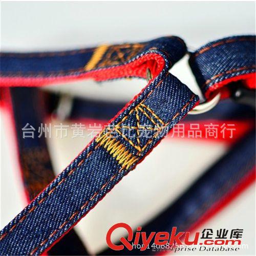 寵物項(xiàng)圈  頭飾  項(xiàng)鏈  狗狗牽引繩 狗鏈大中小型犬胸背帶泰迪牛仔胸背帶 寵物用品原始圖片2