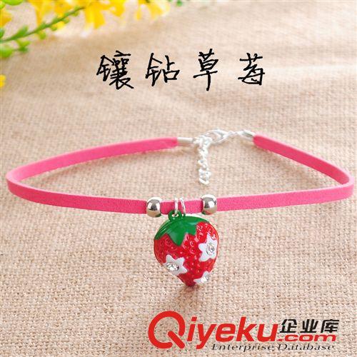 寵物項圈  頭飾  項鏈  小號卡通鈴鐺項圈 寬帶韓國絨脖圈貓咪狗狗DIY飾品 寵物用品批發(fā)原始圖片2