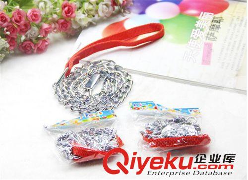 寵物牽引繩項圈 3.0金屬狗鏈 栓狗繩 狗咬不壞 帶項圈的 狗鐵鏈子條狗鏈子寵物犬原始圖片2