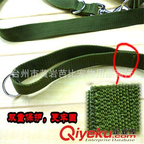 寵物牽引繩項圈 2.5cm 中大型犬用 高級軍綠 牽引帶 胸背帶 狗鏈原始圖片3
