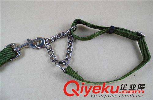 寵物牽引繩項(xiàng)圈 工作犬頸圈牽引帶 中大型犬用 狗狗牽引繩原始圖片3