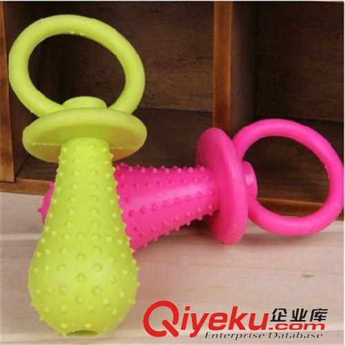  寵物玩具 迷你奶嘴帶鈴鐺寵物玩具TPR帶刺貓狗md 寵物用品批發原始圖片2