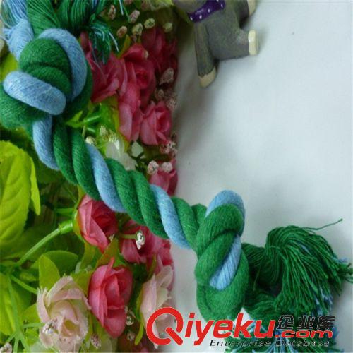  寵物玩具 15CM小號(hào)寵物繩結(jié)玩具咬膠磨牙棒磨牙繩潔牙繩特價(jià)批發(fā)原始圖片2