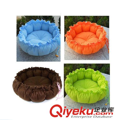 寵物睡覺用品 寵物窩 抽繩南瓜窩墊 寵物用品 泰迪狗狗窩小號(hào)春秋冬季原始圖片2