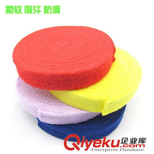網(wǎng)羽配件 超透氣大盤毛巾球拍吸汗帶 耐臟網(wǎng)球拍純棉毛巾防滑手膠原始圖片2
