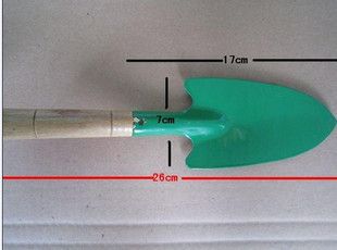 廚房用品 木柄小花鏟 小鐵鏟 栽花草必備園藝工具原始圖片3