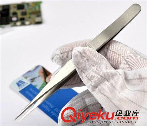 家居用品 不銹鋼直頭鑷子 彎頭鑷子 美甲鑷子 電子鑷子 鉗子原始圖片3