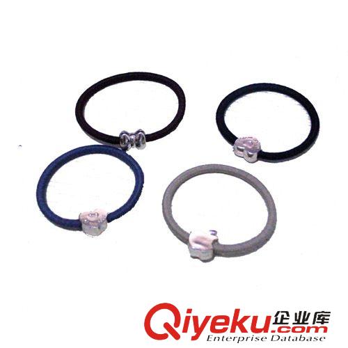 飾品掛飾 韓國韓版發(fā)飾復(fù)古金屬皇冠愛心皮筋發(fā)繩原始圖片2