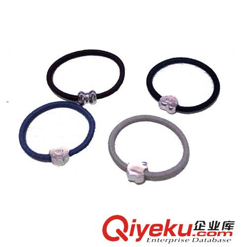 飾品掛飾 韓國韓版發(fā)飾復(fù)古金屬皇冠愛心皮筋發(fā)繩原始圖片3