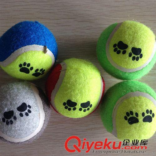 5月新品 ELITE 伊麗寵物啃咬玩具球網球 不可發聲狗玩具 寵物網球多色選原始圖片2