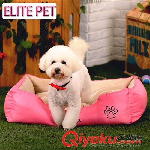 寵物窩區(qū) ELITE 全可拆洗 冰絲清涼透氣窩 牛津布結(jié)實(shí)耐咬寵物窩床夏天狗窩原始圖片2