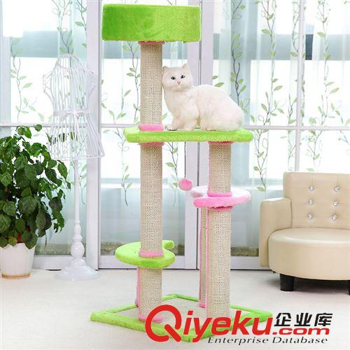 貓爬架區(qū) 廠家直銷 {ctr}劍麻大型貓爬架 貓咪跳臺(tái) 貓抓板 寵物玩具批發(fā)原始圖片3