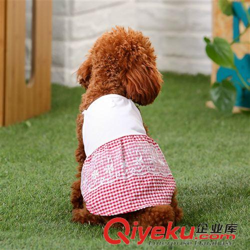 寵物服裝 狗狗衣服夏裝 透氣條紋大嘴猴狗狗背心泰迪比熊貴賓小狗寵物衣服