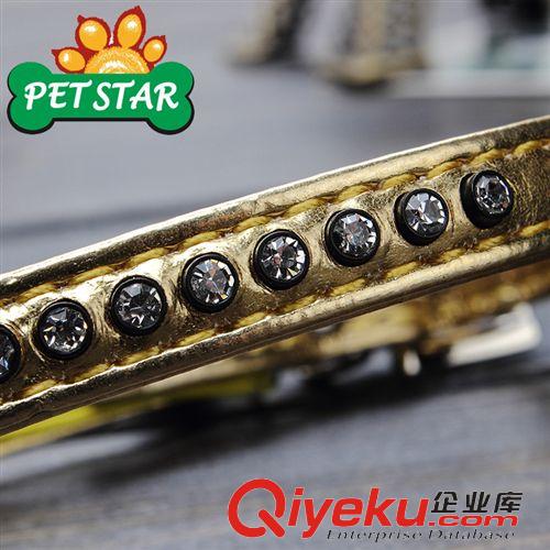 寵物服裝 petstar 日韓帶鉆金銀gd貓項(xiàng)圈 小型犬專用帶鈴鐺廠家 防止走失原始圖片2