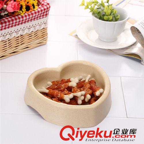 寵物日用 可降解植物纖維環(huán)保寵物碗 寵物食盆 狗碗 愛(ài)心三純色可選 5317原始圖片2