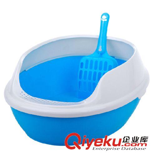 寵物清潔 貓廁所 防刨砂帶落砂墊雙層/三層 樹脂貓砂盆沙盆貓砂送砂鏟 5516原始圖片2