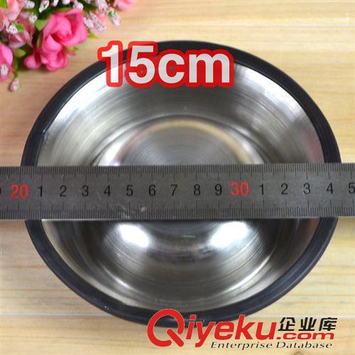 寵物食盆/飲水器 供應 不繡鋼狗碗 帶防滑圈寵物碗 外貿供寵物碗 30CM 廠家直銷