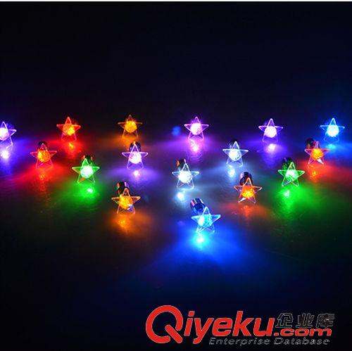 發光耳釘√ 廠家直銷 韓國流行 LED發光耳釘 鋯石發光耳釘 舞會創意飾品批發原始圖片3