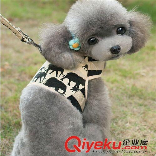 寵物牽引帶 德ftsx背帶 泰迪狗狗胸背帶牽引繩 中小型犬背心式狗繩狗鏈子