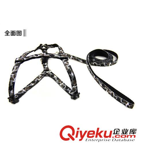 寵物牽引帶 狗狗牽引繩卡通狗繩子 泰迪小型犬包郵 迷彩花邊拉胸背帶原始圖片2