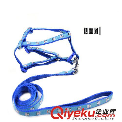 寵物牽引帶 狗狗牽引繩卡通狗繩子 泰迪小型犬包郵 迷彩花邊拉胸背帶