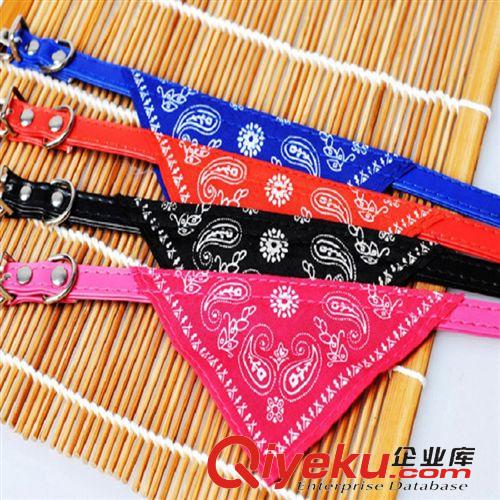 寵物日常用品 廠家批發 寵物項圈 時尚優質寵物三角巾領巾圍巾 多色隨選