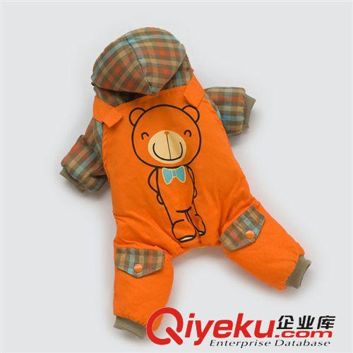 寵物衣服秋冬裝 吉娃娃泰迪小型犬幼犬四腳帶帽保暖冬裝 寵物衣服狗狗服裝 吉米熊原始圖片2