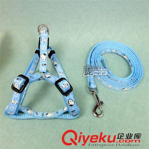 鏈子牽繩 PU項(xiàng)圈+三角巾 小型犬貓 印花圍巾 大小號(hào) 狗項(xiàng)圈