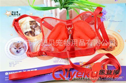 寵物牽引繩 廠家批發 寵物小天使牽引帶 天使翅膀寵物用品牽引繩狗牽引繩原始圖片2