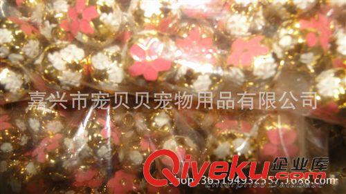 寵物項圈 廠家批發 18mm景泰藍鏤空鈴鐺 寵物狗狗彩色鈴鐺 金屬原始圖片2