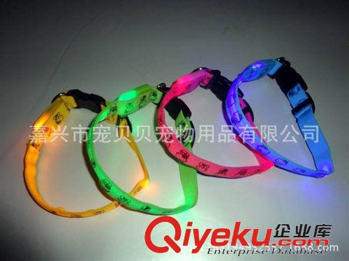 寵物項圈 廠家直銷 寵物用品LED卡通KT貓發光項圈 閃光貓狗頸圈狗帶原始圖片3