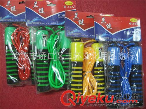 跳繩 專業(yè)提供 蘭健802跳繩 雙色海綿計(jì)數(shù)跳繩 運(yùn)動(dòng)休閑跳繩原始圖片2