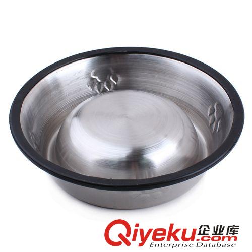 皮皮淘-日用品系列 寵物用品 寵物碗 狗單碗 zyjl 帶腳印不銹鋼狗碗 現貨混批原始圖片3