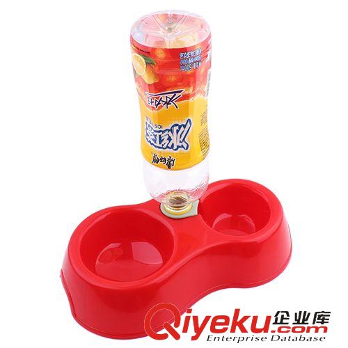 皮皮淘-日用品系列 廠家批發(fā) 熱銷 自動飲水寵物碗 寵物用品 狗狗雙碗 狗食盆雙狗碗原始圖片2