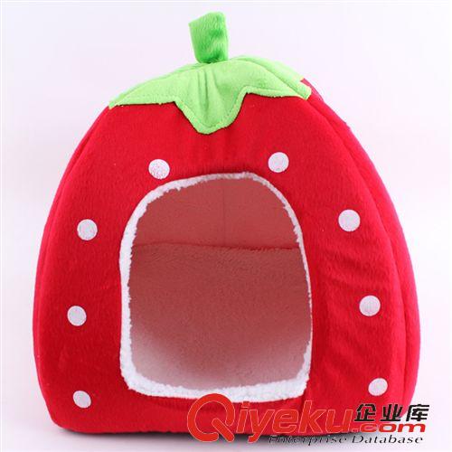 皮皮淘-狗窩系列 現(xiàn)貨tj 寵物用品 寵物窩 淘寶爆款草莓窩 質(zhì)量保證 狗狗保暖窩原始圖片2