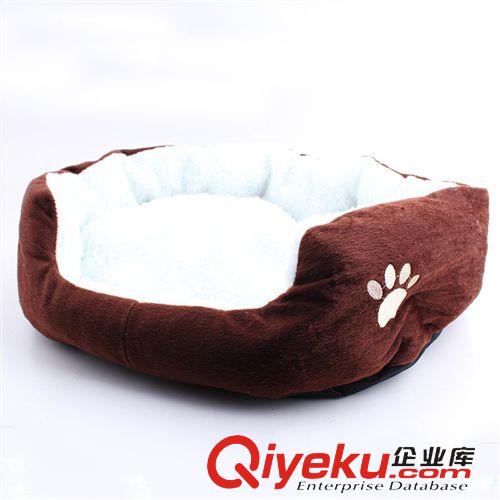 皮皮淘-狗窩系列 現(xiàn)貨批發(fā)火爆熱銷寵物用品混批 羊羔絨狗窩 65*55CM大號寵物窩原始圖片2