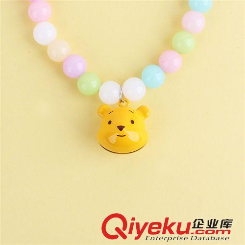 皮皮淘項(xiàng)圈系列 多彩蝴蝶結(jié)亞克力串珠寵物項(xiàng)鏈 帶黃色小熊 30CM 寵物用品批發(fā)原始圖片2