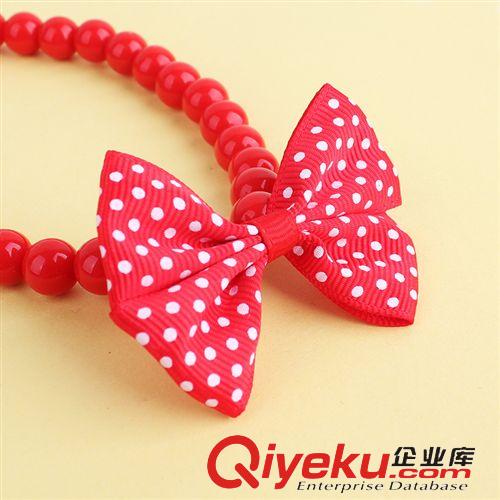 皮皮淘項圈系列 寵物用品 扮靚 紅色草莓寵物項鏈  時尚亞克力珠子 30cm原始圖片3