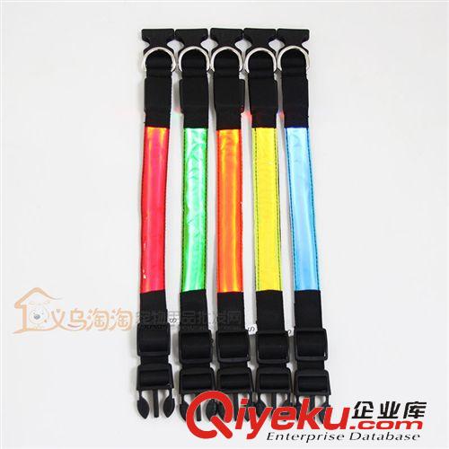 皮皮淘項圈系列 LED寵物項圈 晶格防水熱銷款 純色狗項圈 可混批 寵物用品原始圖片3