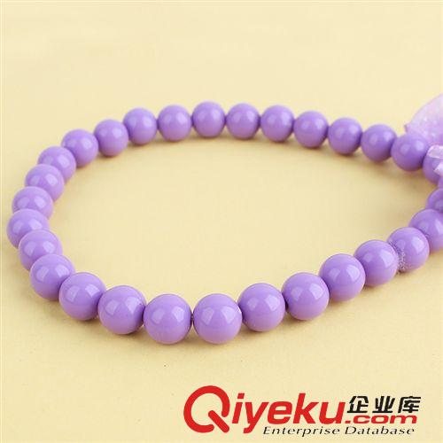 皮皮淘項(xiàng)圈系列 現(xiàn)貨批發(fā) 皮皮淘亞克力串珠寵物項(xiàng)鏈 紫色帶蝴蝶結(jié)串珠項(xiàng)鏈原始圖片2
