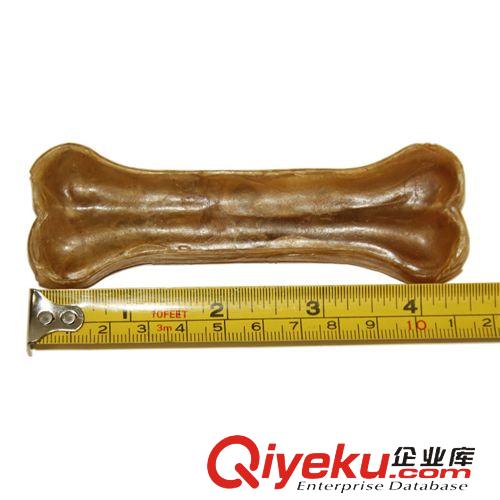 皮皮淘-寵物零食系列 現貨批發皮皮淘5寸本色皮壓骨 2支裝 寵物磨牙棒