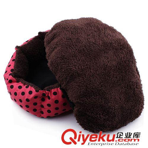 品牌專區(qū) 淘寶爆款供應圓點八角狗窩 可拆式墊子寵物窩 小號原始圖片2