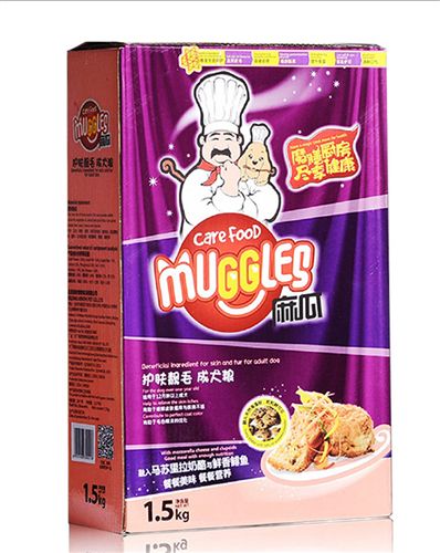 寵物食品 麻瓜靚毛保健成犬糧 1.5KG 【精品盒裝】寵物狗糧批發1包可包郵原始圖片2