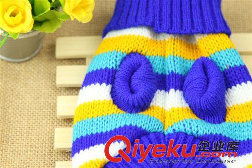 寵物衣服 新款寵物毛衣 gd條紋寵物毛衣 寵物服飾寵物衣服狗冬裝保暖毛衣原始圖片3