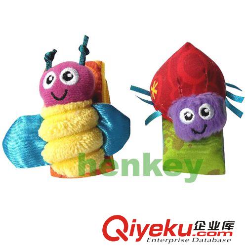 早教教學(xué)具玩具 新款Lamaze拉瑪澤嬰兒寶寶手腕鈴鐺手表帶蜜蜂瓢蟲手腕鈴原始圖片3