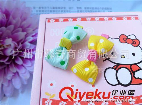寶寶/寶媽精美發(fā)飾 韓版 兒童波點(diǎn)蝴蝶結(jié)發(fā)夾 BB發(fā)夾對(duì)夾原始圖片3