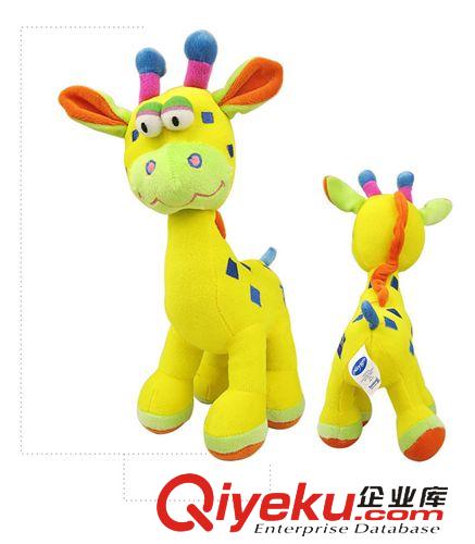 新品上架 嬰兒玩具 超柔嬰兒手抱長頸鹿安撫玩具
