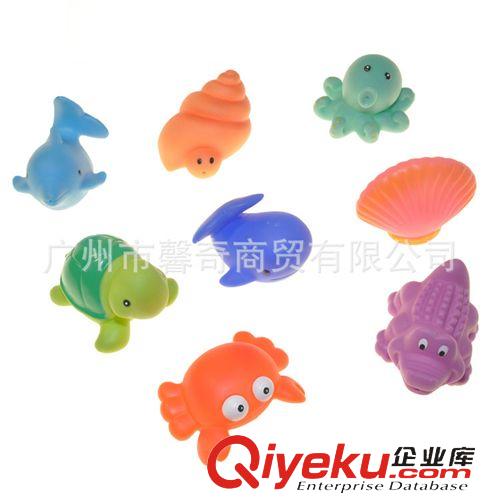 新品上架 可愛寶寶動物洗澡玩具 兒童夏日戲水必備會噴水 安全md加厚