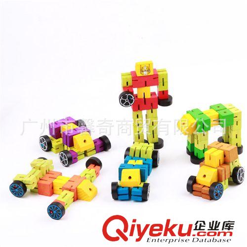 木制益智玩具 木質玩具 兒童益智變形金剛 拆裝玩具原始圖片3